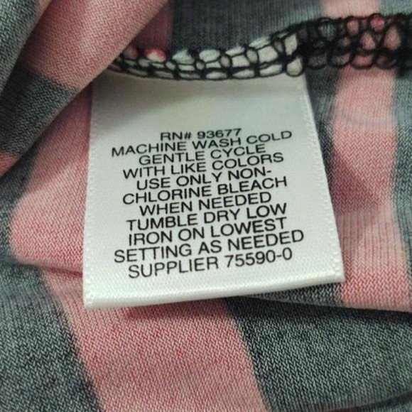 Liz Claiborn Black, Red and White 3/4 Sleeve Shift Dress - Picture 9 of 11